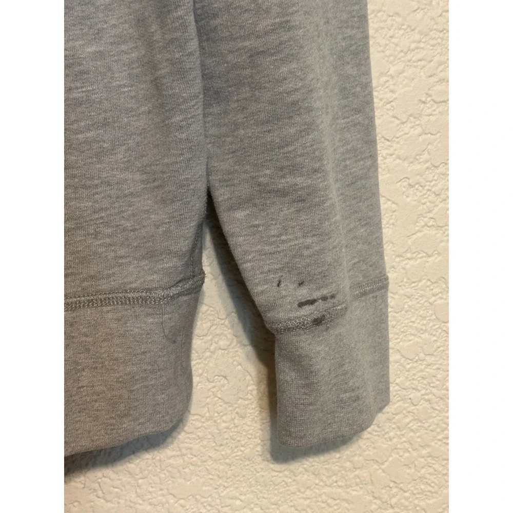 Polo Ralph Lauren Mens L Gray Pullover Hoodie Sweatshirt Logo Preppy college